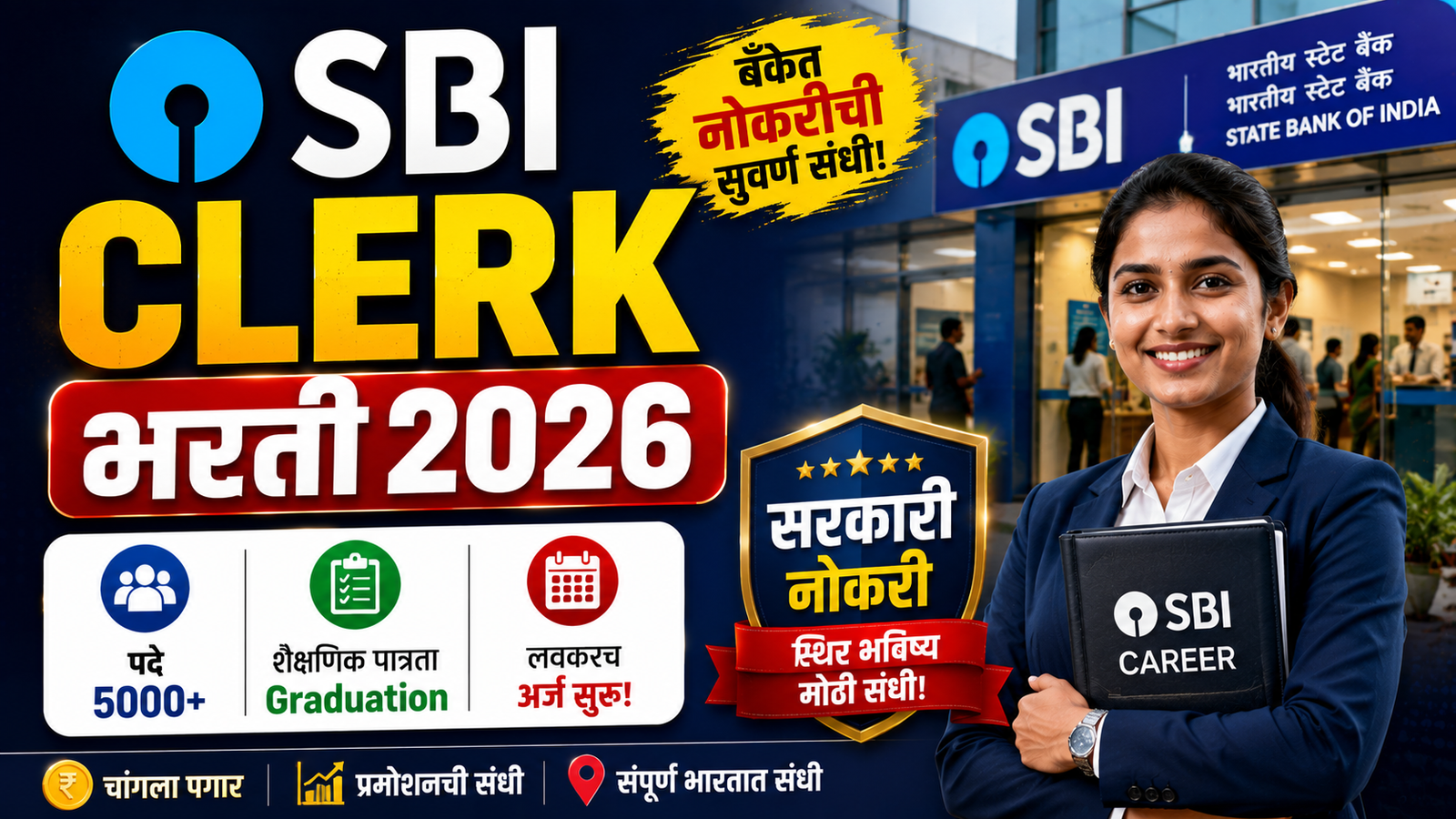sbi clerk bharti 2026 sbi clerk bharti 2026